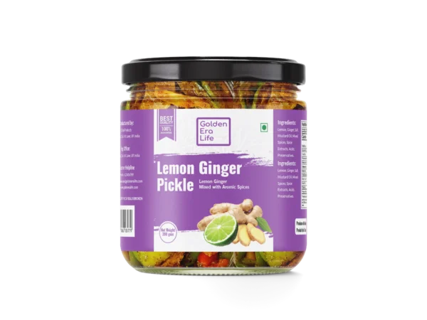 Nimbu Adrak ka Achar | Lemon Ginger Pickle Mustard Oil
